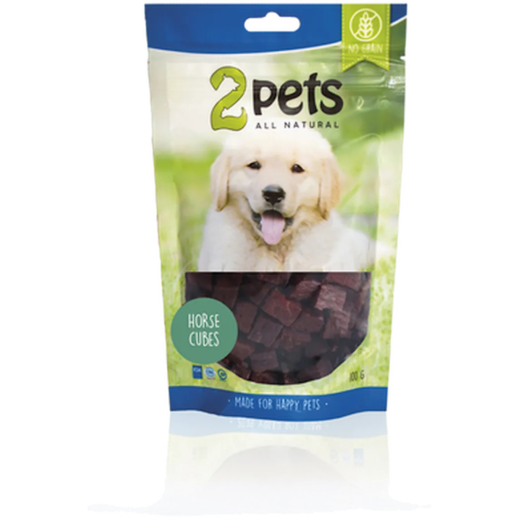 2 pets Dogsnack Horse Cubes
