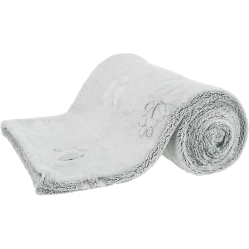 Trixie - Nando Blanket Fleece 150x100cm Vaaleanharmaa - Koirat - Koiranpedit ja pehmusteet - Huovat