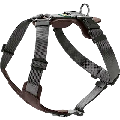 Dog Harness Mixed Aalborg Brown S Chest 46-67cm
