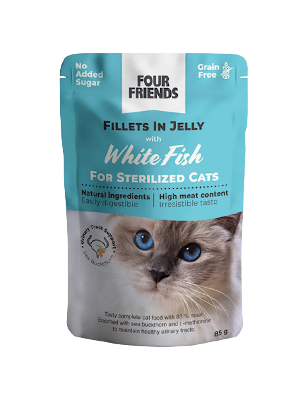 Cat Sterilized White Fish in Jelly Pouch 85g