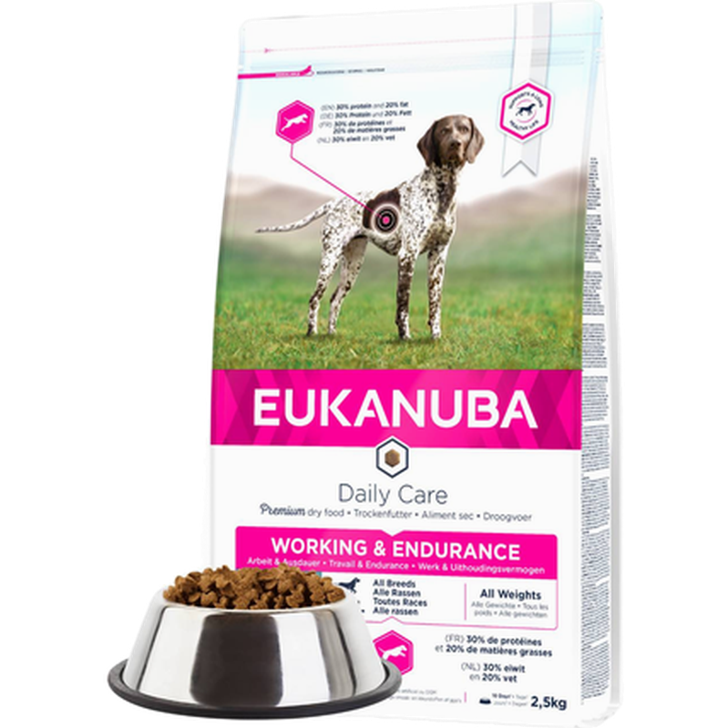 Eukanuba - Dog Working & Endurance 19 kg - Hund - Hundmat & hundfoder - Torrfoder för hund - ZOO.se