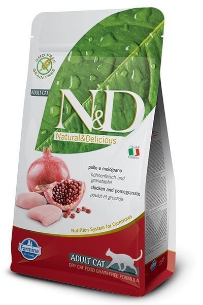 Farmina - Cat N&D Grain Free Chicken & Pomegranate Adult 1,5 kg - Katt - ZOO.se