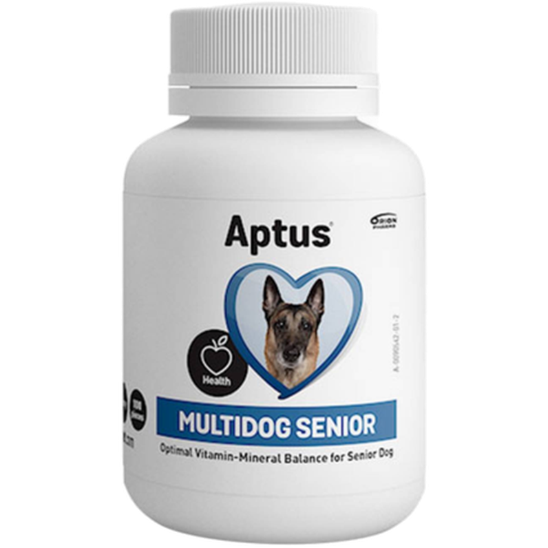 Aptus - Multidog Senior 100 tabl - Hund - Hundvård & Tillskott - Kosttillskott för hund & Hundvitaminer - ZOO.se