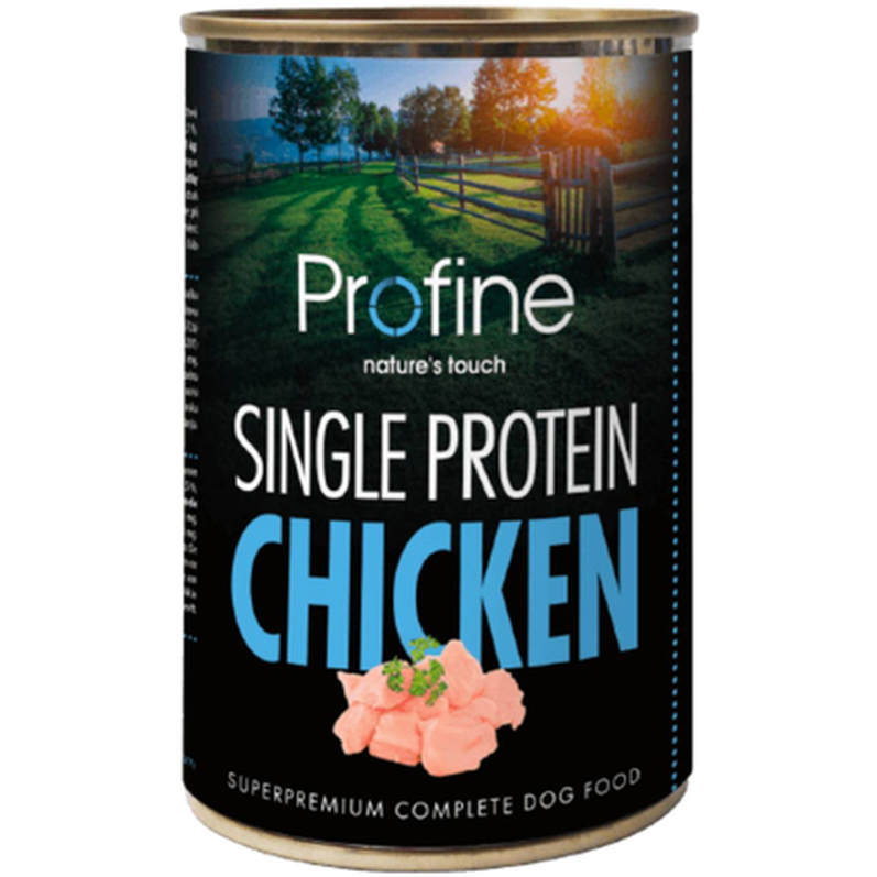 Dog Single Protein Chicken 400g - Hund - Hundmat & hundfoder - Våtmat & Våtfoder för hund - Profine - ZOO.se