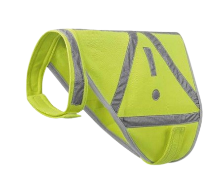 Vest highvisibility Polyester Yellow Reflect S