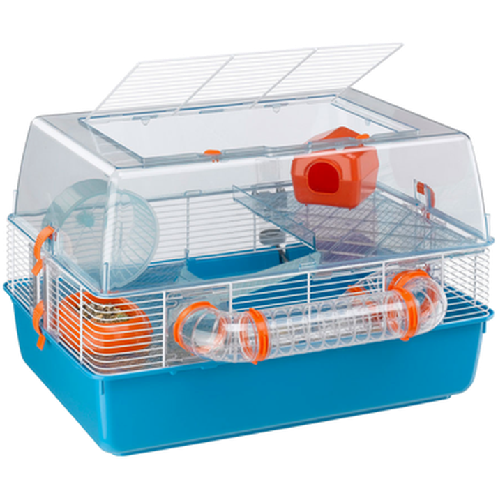 Ferplast - Mini Duna Fun Transparent 55 x 39 x 37,5 cm - Pieneläimet - Häkit ja kuljetusvälineet