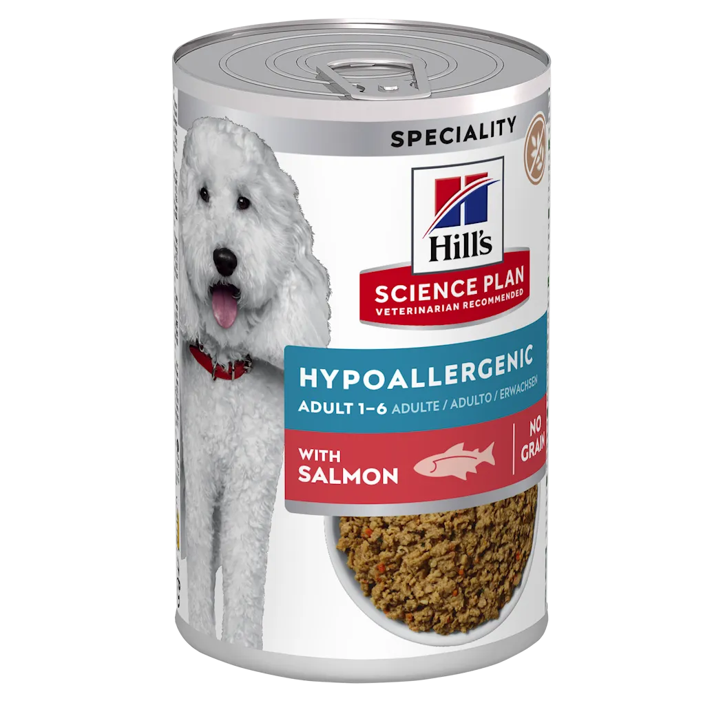 Hypoallergenic Adult våtfoder för hundar med lax