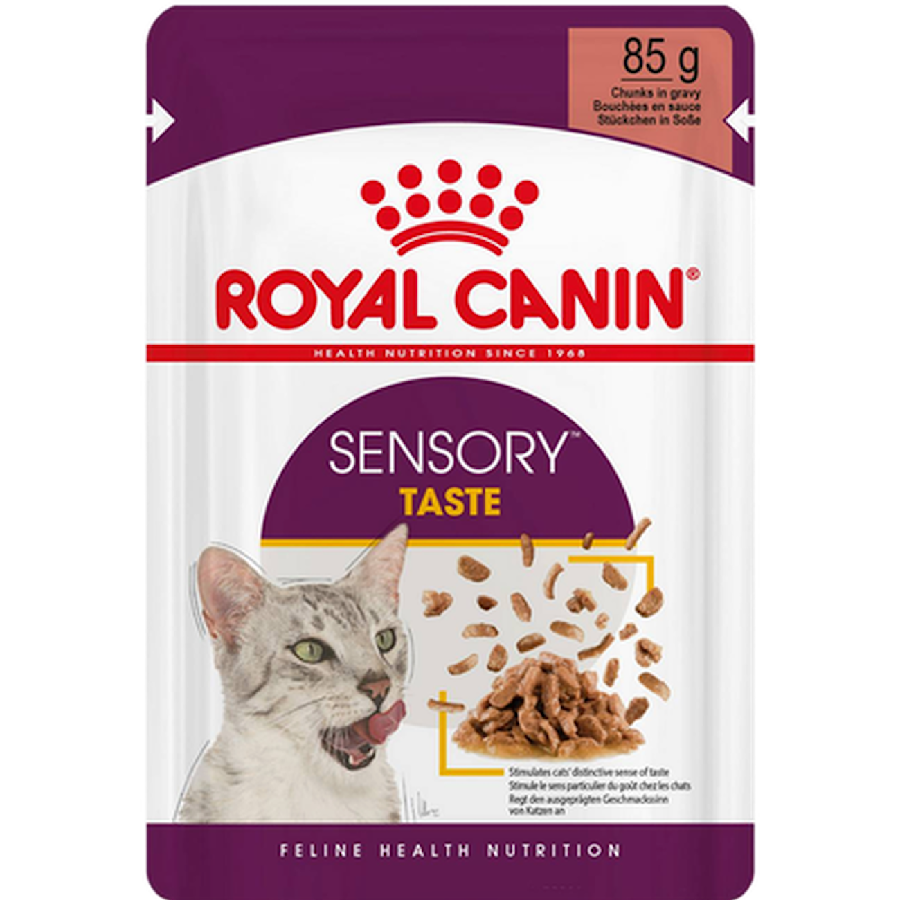 Feline Sensory Taste Gravy 85 g x 12 st - Portionspåsar