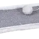 Trixie Klesmatte med plysjkant, 55x35 cm, lysegrå