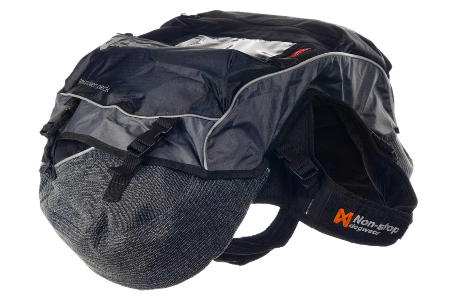 Non-Stop Dogwear - Amundsen pack black/grey 2XS - Hund - Hundträning & Bruksspår - Klövjeväskor - ZOO.se