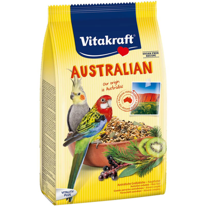 Vitakraft - Menu Australian Parakit 750 g - Fågel - Fågelmat & Fågelfoder - Fröblandningar till fåglar - ZOO.se