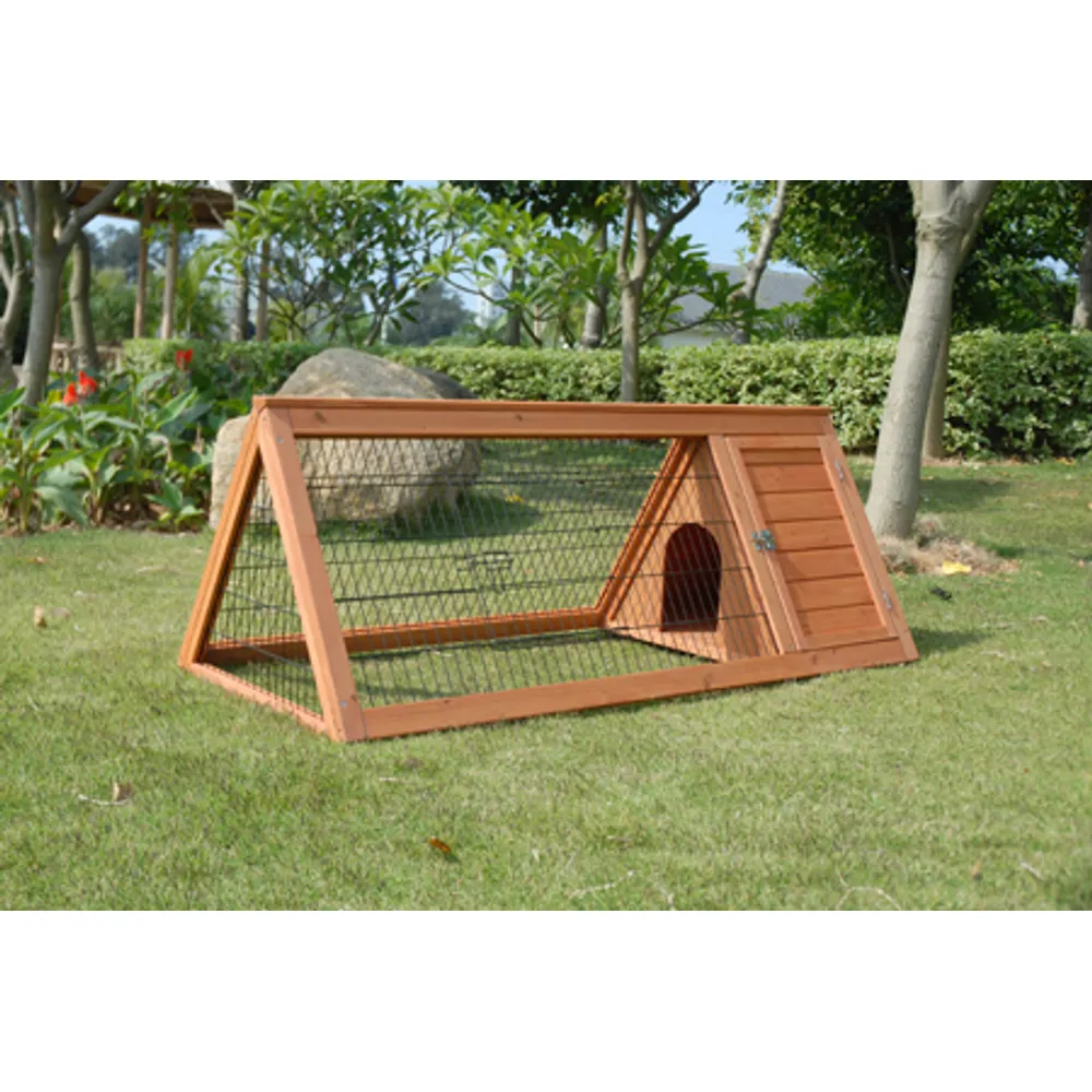 Sunnypet - Träbur Ferie Trekantig 141 x 63 x 52,5 cm - Smådjur - Smådjur - ZOO.se