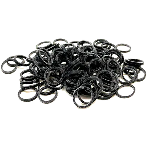 Pack 100 Latex bands Black 100-pack