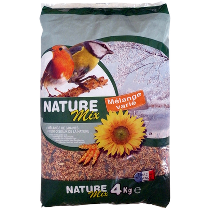 Nature Mix - Vildfågelblandning 4kg - Fågel - Fågelmat & Fågelfoder - Fågelfrön - ZOO.se