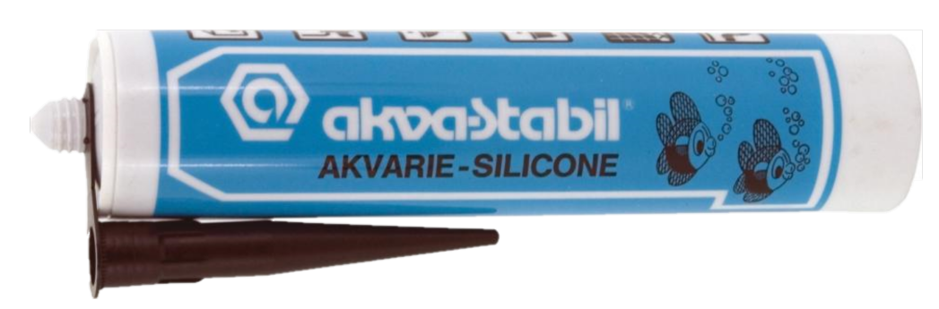 Akvastabil Silicone Svart 300 ml