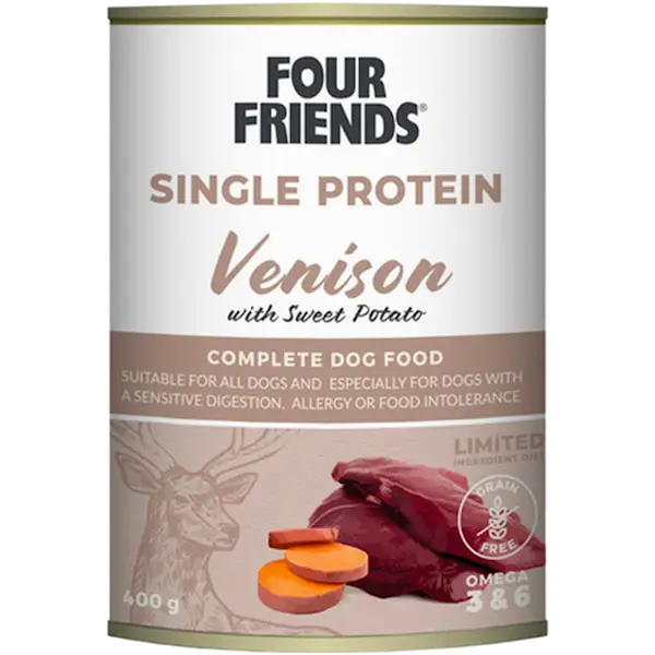 Dog Single Protein Venison & Sweet Potato 400 g x 12