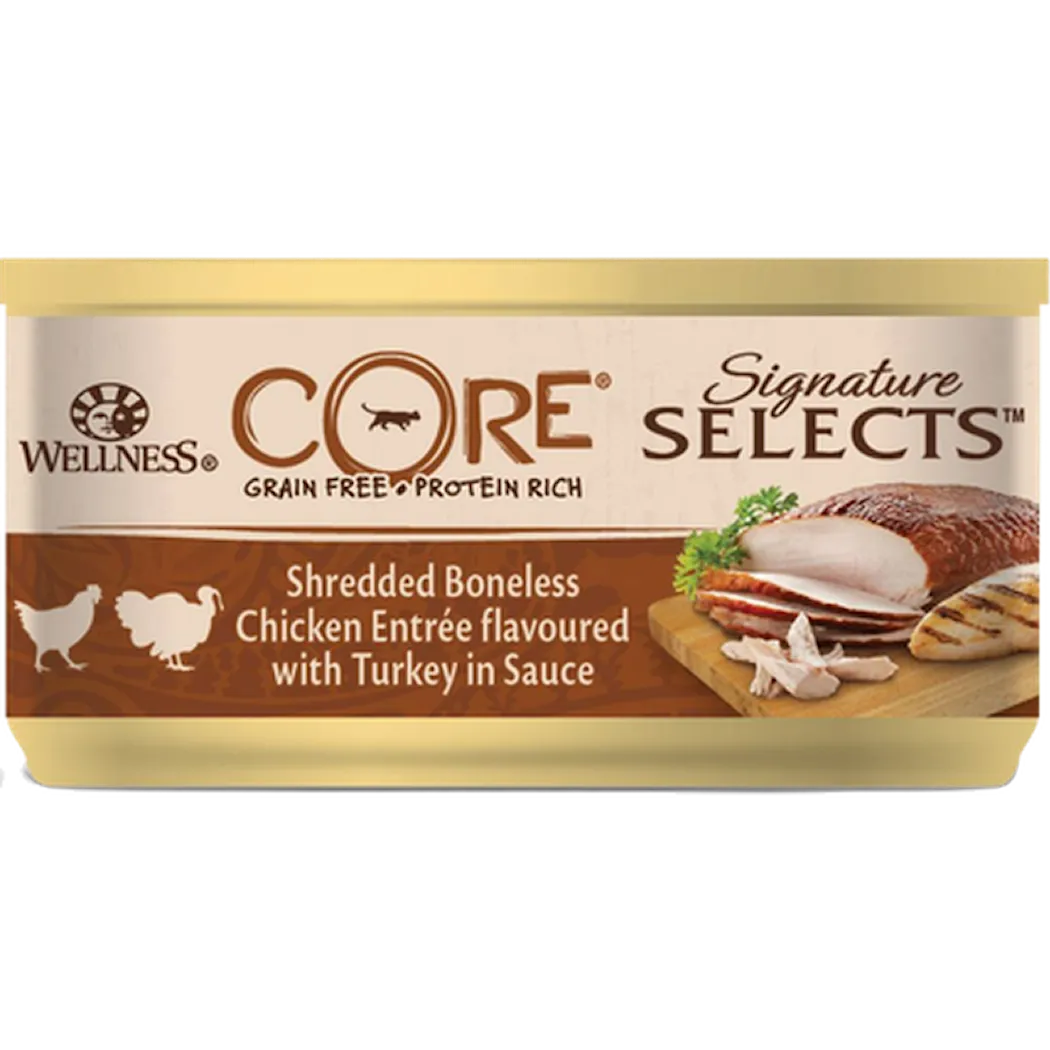 CORE Petfood Cat S.Selects Shredded Chicken & Turkey
