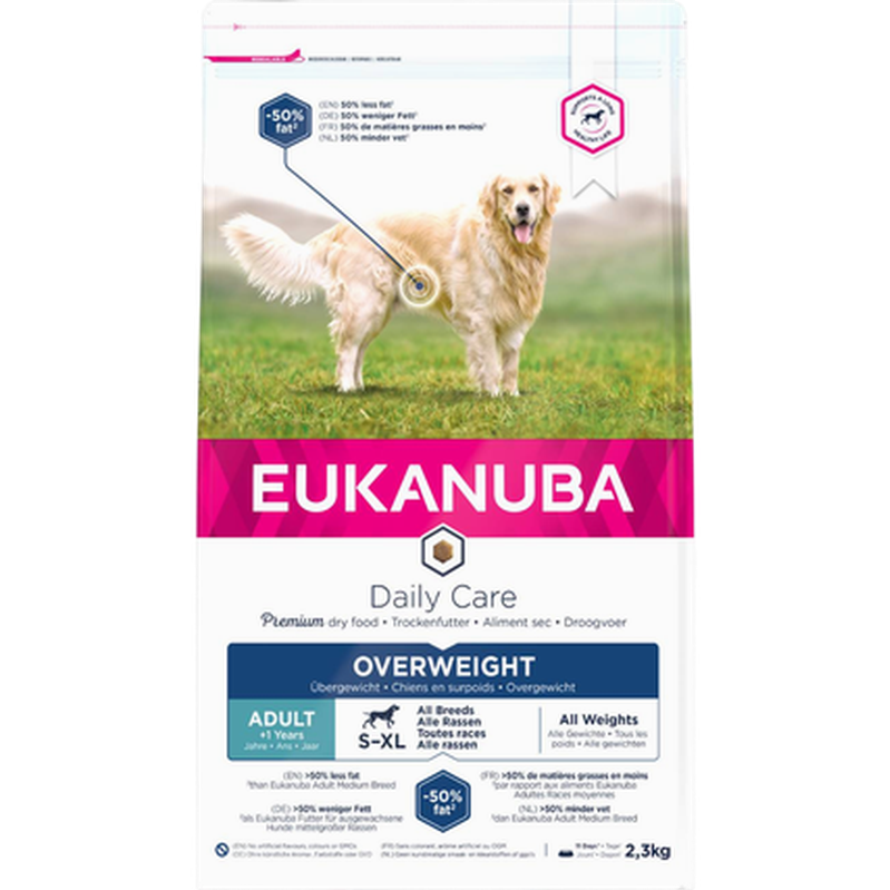 Eukanuba - Dog Daily Care Overweight Sterilized 2,3 kg - Hund - Hundmat & hundfoder - ZOO.se