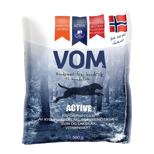 Vom og Hundemat Active Helfoder med Lax