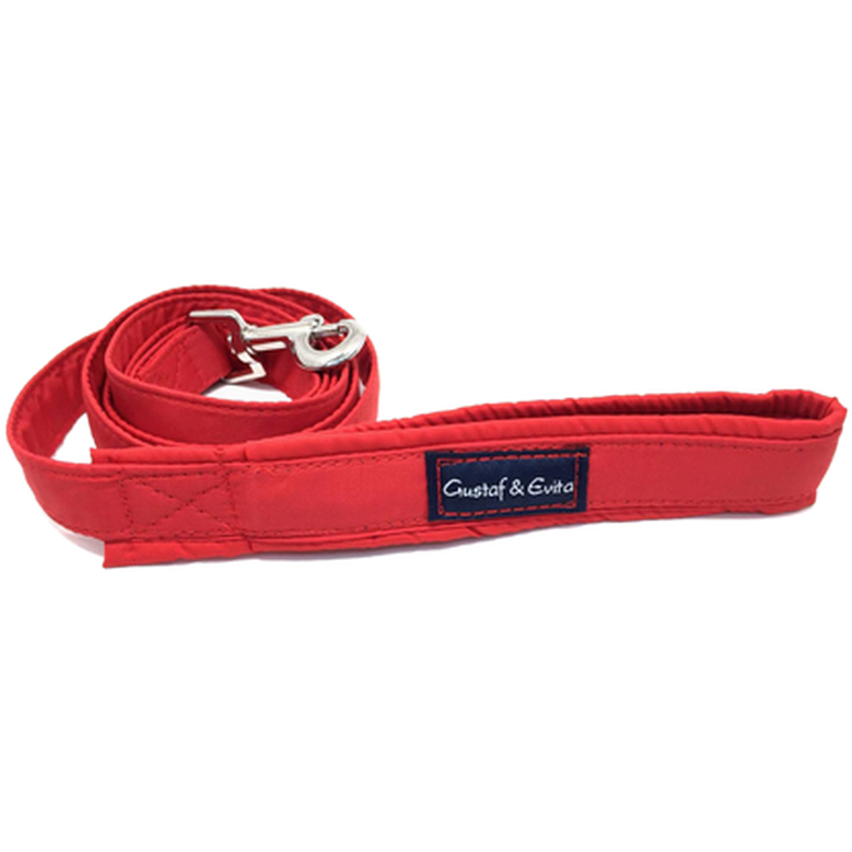 Koppel Röd 180cm 20mm - Hund - Halsband - Gustaf och Evita - ZOO.se
