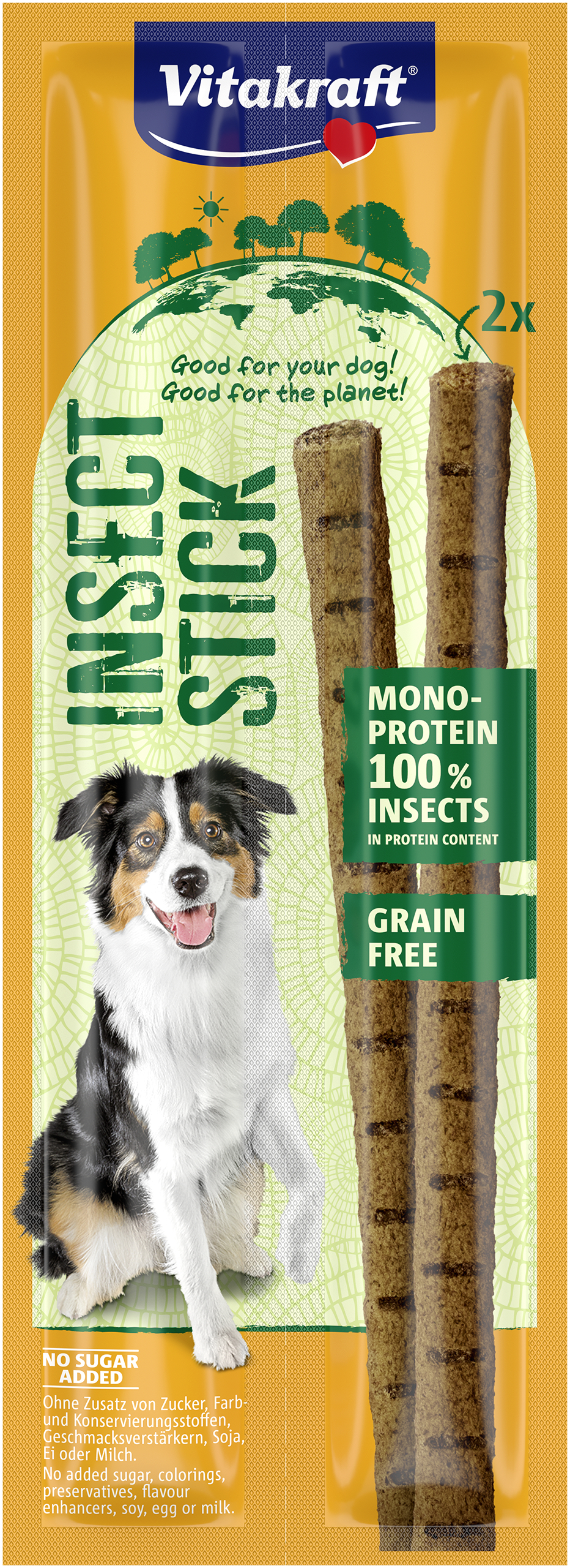 Vitakraft - Insekt-Stick 2-pack - Hund - Hundgodis - Träningsgodis & belöningsgodis - ZOO.se
