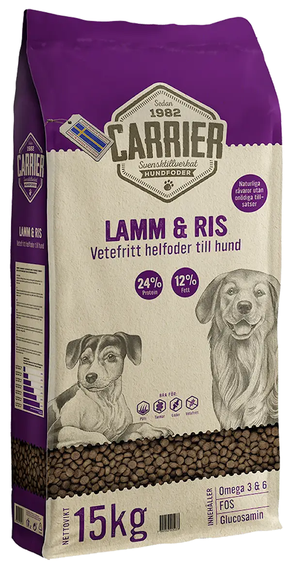 Carrier Lamb & Rice 15 kg