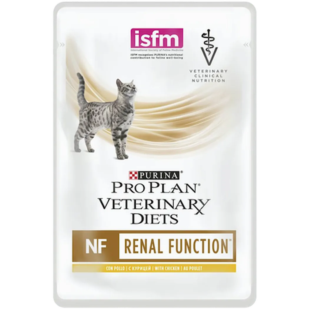 PVD Feline NF Renal Function Chicken Pouch White 85 g x 10 kpl