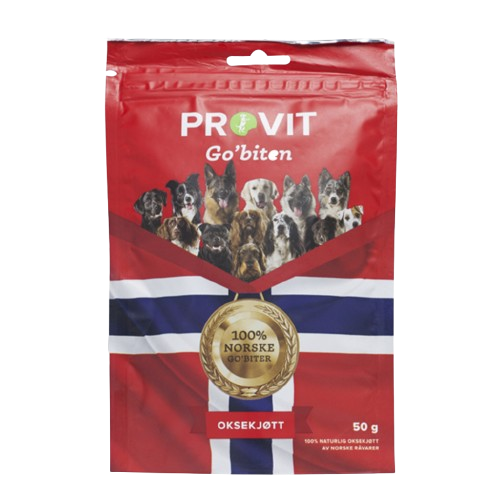 PROVIT - Go´Biten frystorkat nötkött 50 g - Hund - Hundgodis - ZOO.se