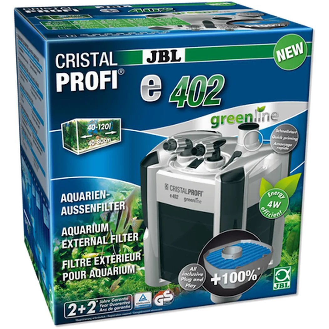 JBL CristalProfi e402 Greenline External Filter 400L/h Gray 400 l/h