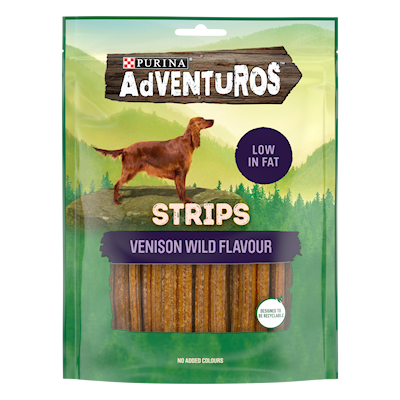 Preview of Purina Adventuros Adventuros Strips Venison Flavour 90g x 6st