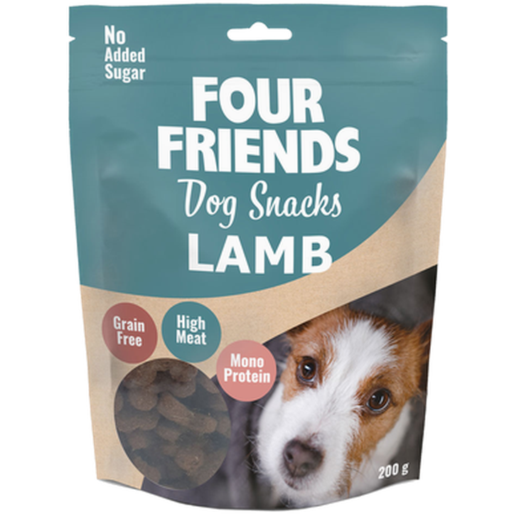 FourFriends - Dog Snacks Lamb 200 g - Hund - Hundgodis - Träningsgodis & belöningsgodis - ZOO.se