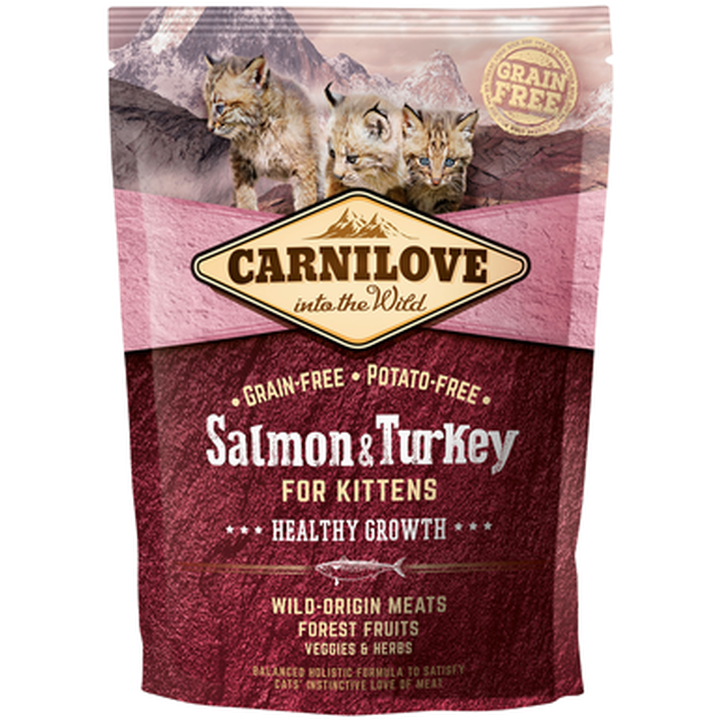 Carnilove - Cat Salmon & Turkey Kittens 2 kg - Katt - Kattfoder & kattmat - ZOO.se