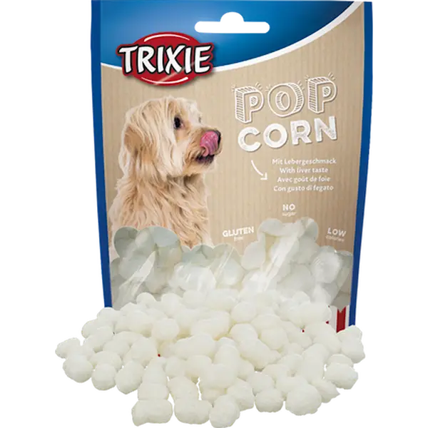 Hundepopcorn med leversmak 100 g