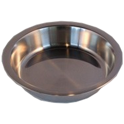 Låga Rostfria Matskålar Gray 1,5 L