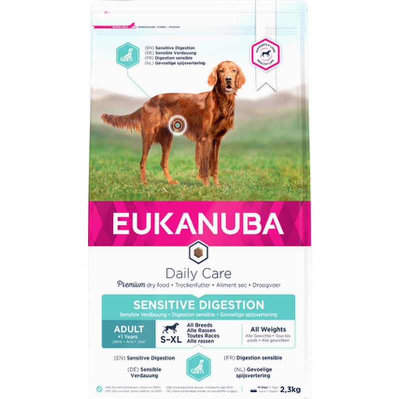 Dog Daily Care Sensitive Digestion 12 kg - Hund - Hundmat & hundfoder - Torrfoder för hund - Eukanuba - ZOO.se