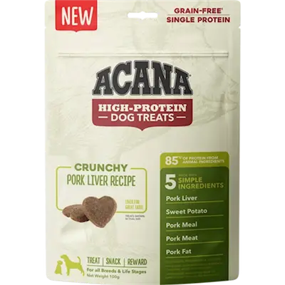 Dog Crunchy Treats Pork Liver - Grain-Free 100 g