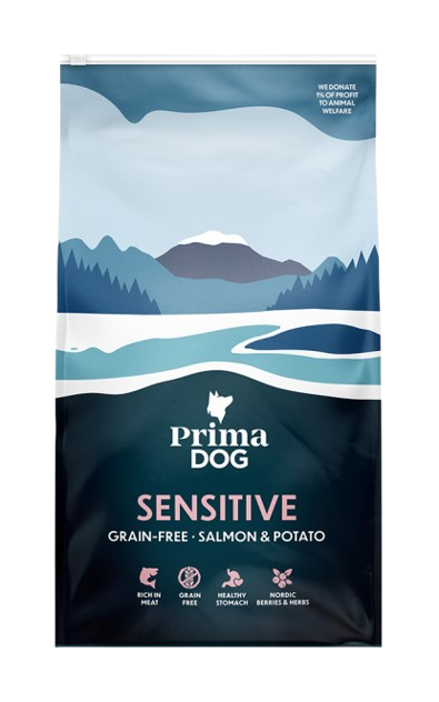 Prima Dog - Adult All Breed Salmon & Potato Grain Free 10 kg - Hund - Hundmat & hundfoder - ZOO.se