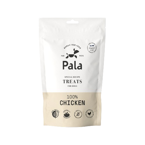 Pala - Treat - 100% Chicken - 100g - Hund - Hundgodis - Allergivänligt hundgodis - ZOO.se