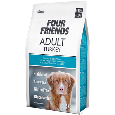 Preview of Fourfriends Dog Adult Turkey 3 kg