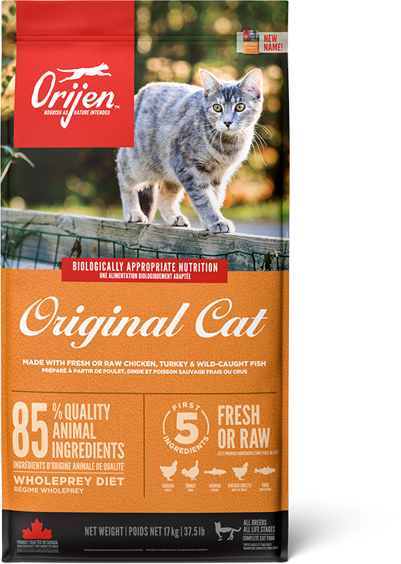 Orijen - 17 kg Original Cat - Kattmat - Kattfoder - Torrfoder - Spannmålsfritt - Kött - Fisk - Katt - ZOO.se
