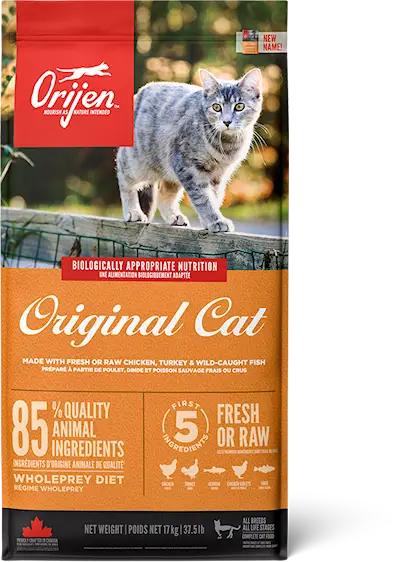 Cat & Kitten 3 Fresh Meats - Dry Cat Food Orange 17 kg