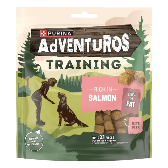 Purina Adventuros Training Treats Salmon 115g
