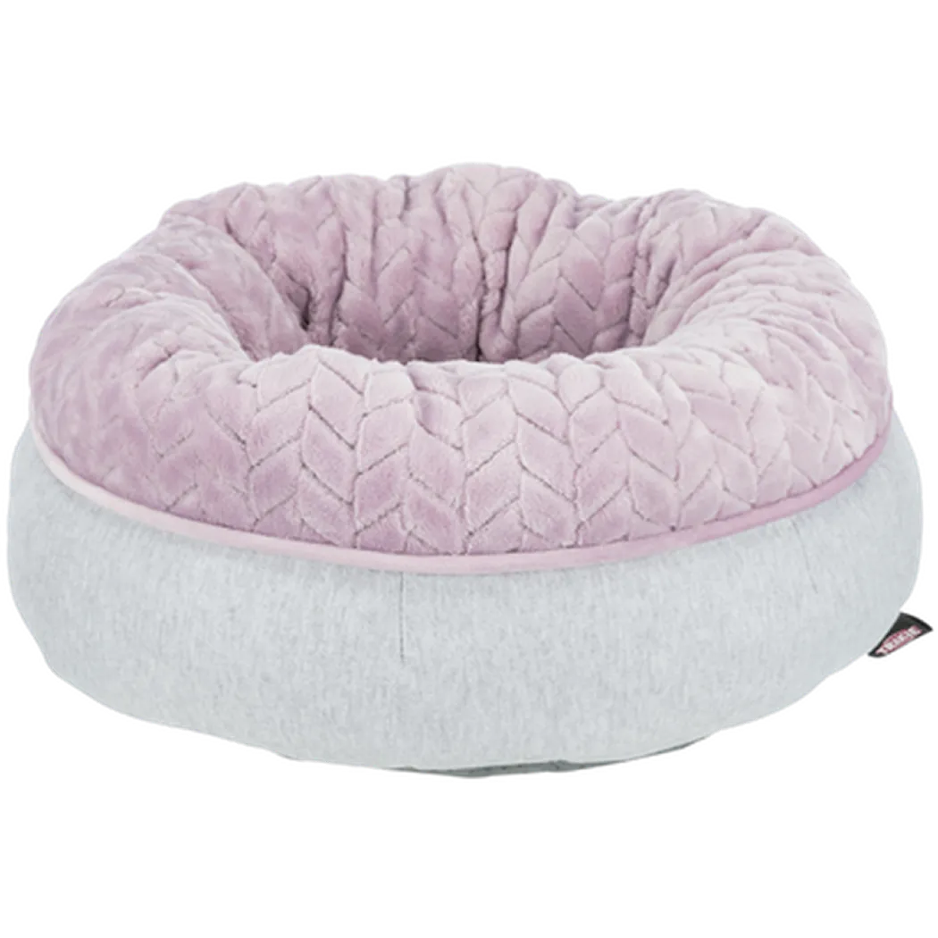 Trixie Junior Bed Round Plush Gray Ø 40 cm