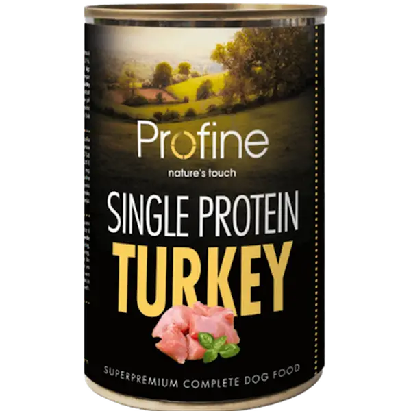 Hund Single Protein Kalkun 400 g