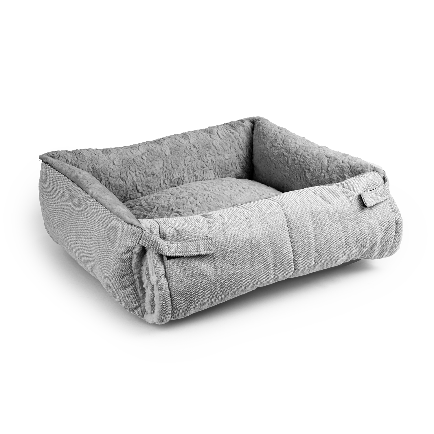 Selected by ZOO - Sovesofa Soya, M, 60x50x17cm, Grå - Hund - Hundesenger & puter - Hundemadrasser & hundesenger - ZOO.no
