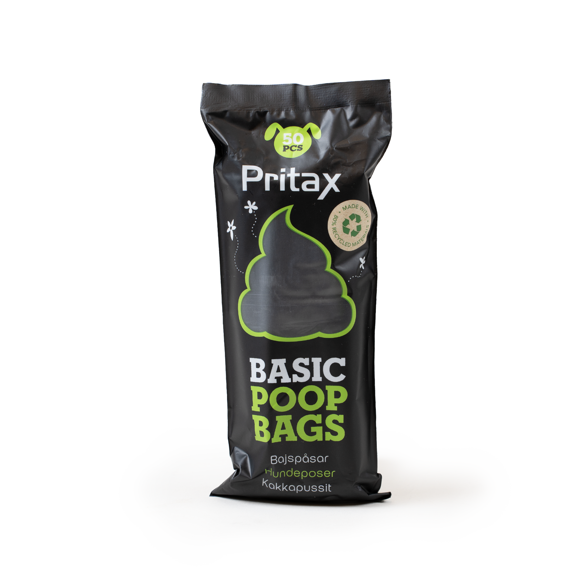 Pritax - Bajspåsar Basic 50-p Svart - Hund - Hund - Hund - ZOO.se