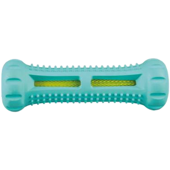 Trixie - Denta Fun Mintfresh Bone Dental Rope Green 14 cm - Hund - Hundleksaker & Spel - ZOO.se