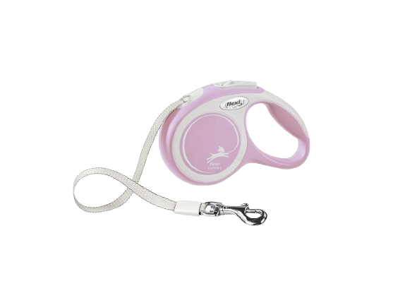 Flexi - Kelatalutin New Comfort Tape Vaaleanpunainen, XS, 3m, max 12kg - Koirat - Kaulapannat