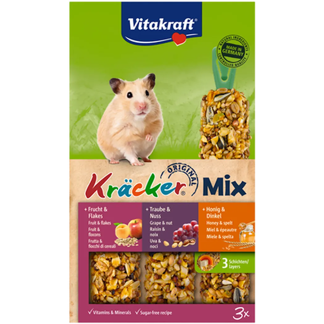 Vitakraft Kräcker Hamster Honung/Storfé/Frukt