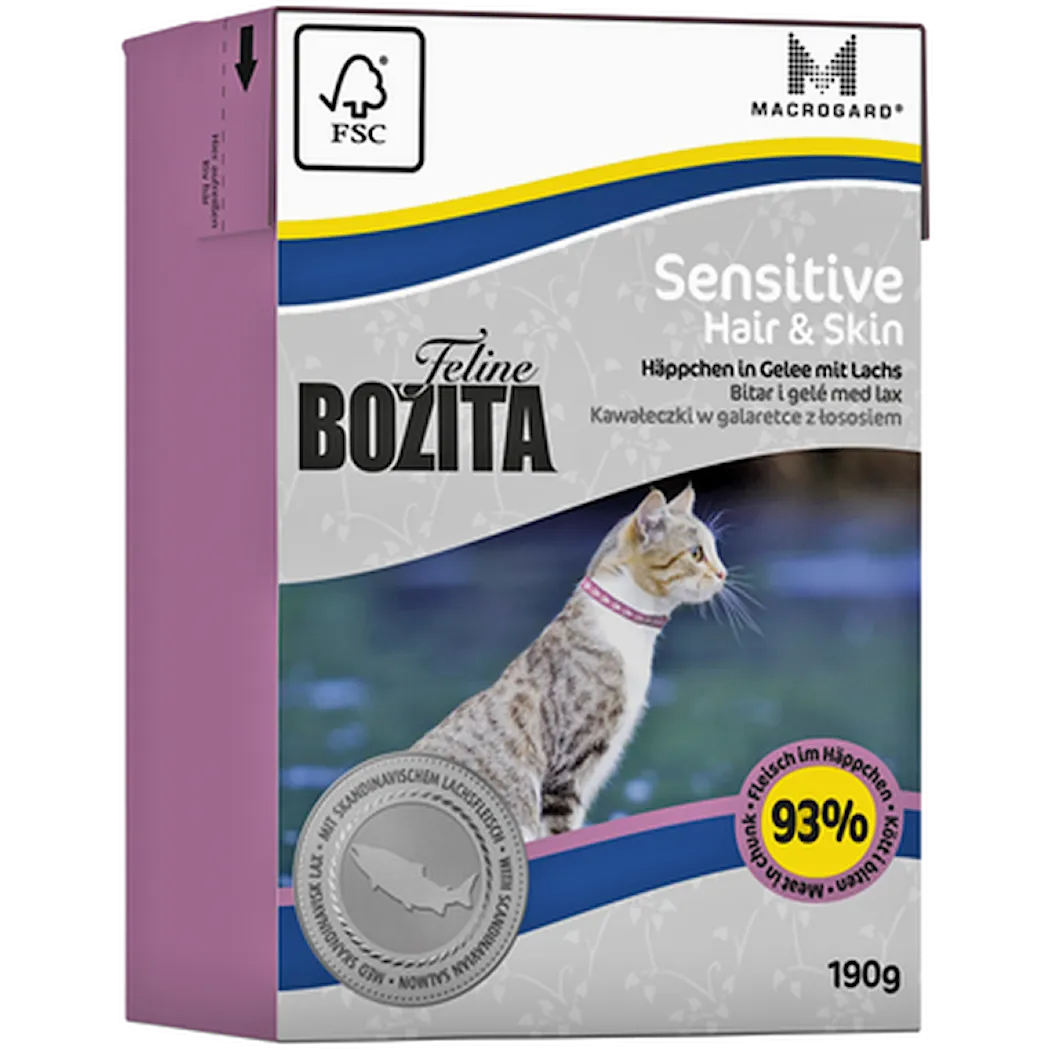 Bozita Katt Feline Sensitive Hair & Skin Våtfôr